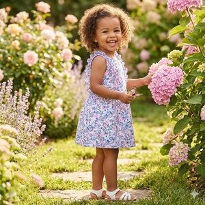 Lilly Pulitzer pastel ruffle detail dress | Sz 2